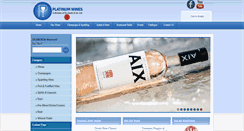 Desktop Screenshot of platinumwinesbarbados.com